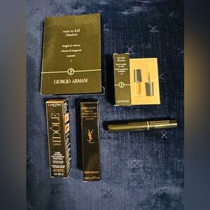 YSL, Lancome, Giorgio Armani mascara & eye tint